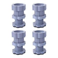 Adjustable Anti-Vibration Washing Machine Support Stand – Non-Slip PVC Lifting Stand (4 Pc Set)