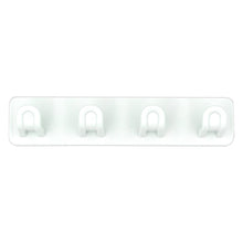 Adhesive hanger hook on a smooth surface