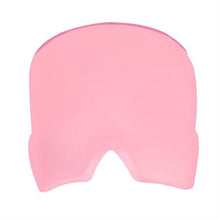 Ice head wrap for puffy eyes and tension headaches