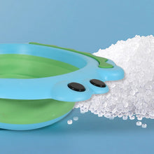 Frog Shape Foldable Baby Wash Basin, Space-Saving Lightweight Face Washing Tub (33×31cm / 1 Pc)