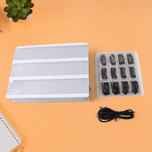 Black Mini A6 Magnetic Cinematic Light Box with 82 Characters and 10 Emojis  (1 Set)