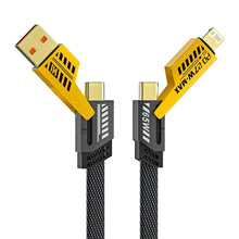 4 in 1 Fast Charging Cable With Multiport USB-C to Type C