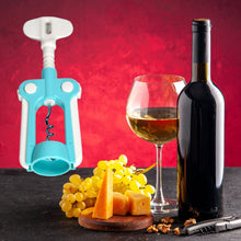 Detailed view of bottle opener showing its multi-function capabilities.
