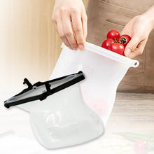 Reusable Silicone Food Bag – Leakproof, Flat Bottom, BPA-Free, Microwave & Dishwasher Safe